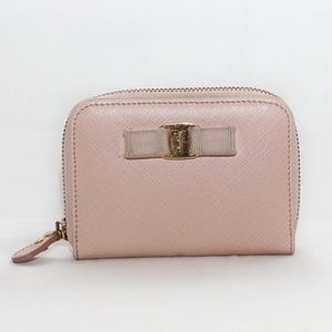 Salvatore Ferragamo Vala Pink Wallet Women